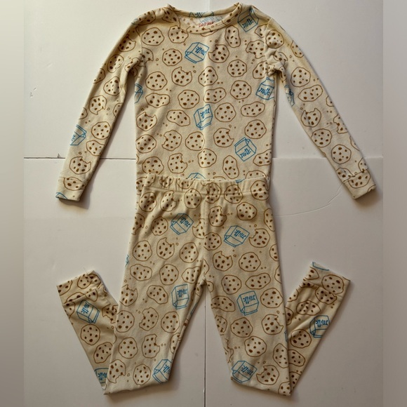 Cat & Jack cookies & Milk Pajama in Size 10 GUC - Picture 2 of 5